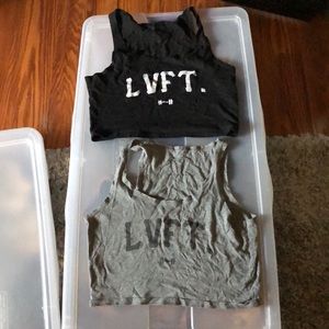 LIVE FIT crop top tanks